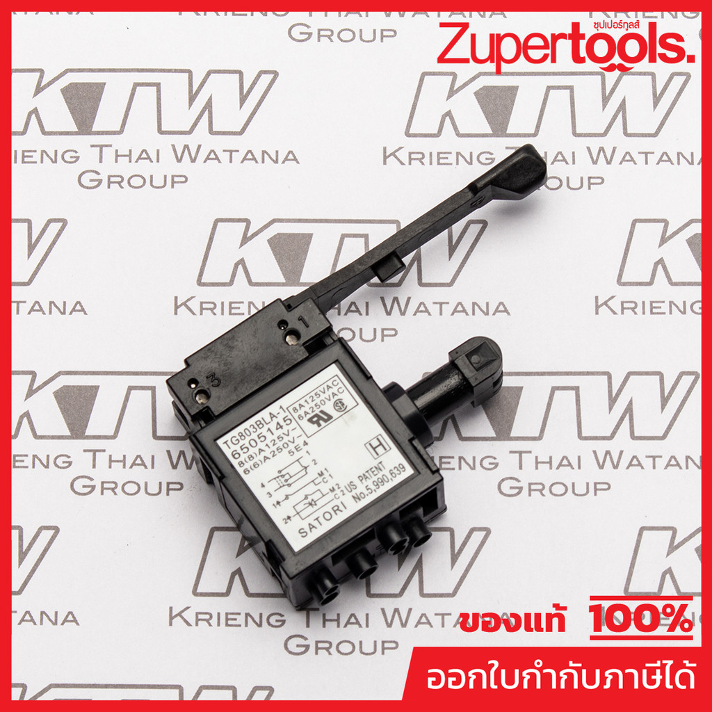 MAKITA มากีต้า MP650514-5 อะไหล่HR-2410#73สวิทซ์เปิด-ปิดTG803BLA-1 NO.73 SWITCH J2MK711X FOR HR2410 