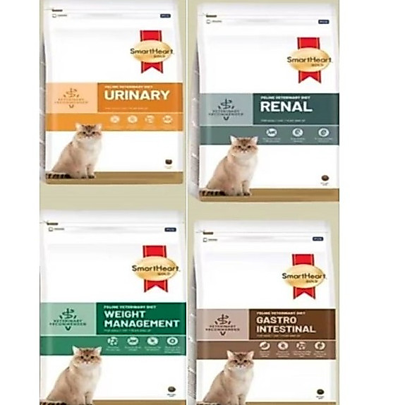 SmartHeart Gold Cat Urinary  Renal Gastrointestinal Weight Cat 1.5kg*โปรดอ่านรายละเอียดก่อนสั่งซื้อ