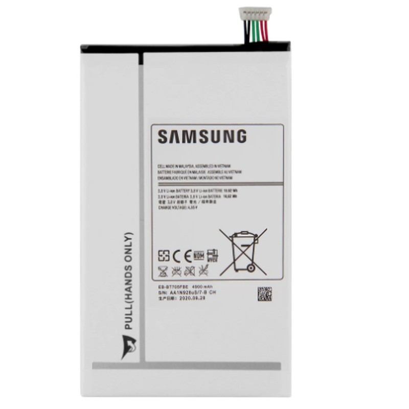 เหมาะสําหรับแบตเตอรี่ Samsung/Samsung GALAXY Tab S 8.4 T705 T700 EB-BT705FBE