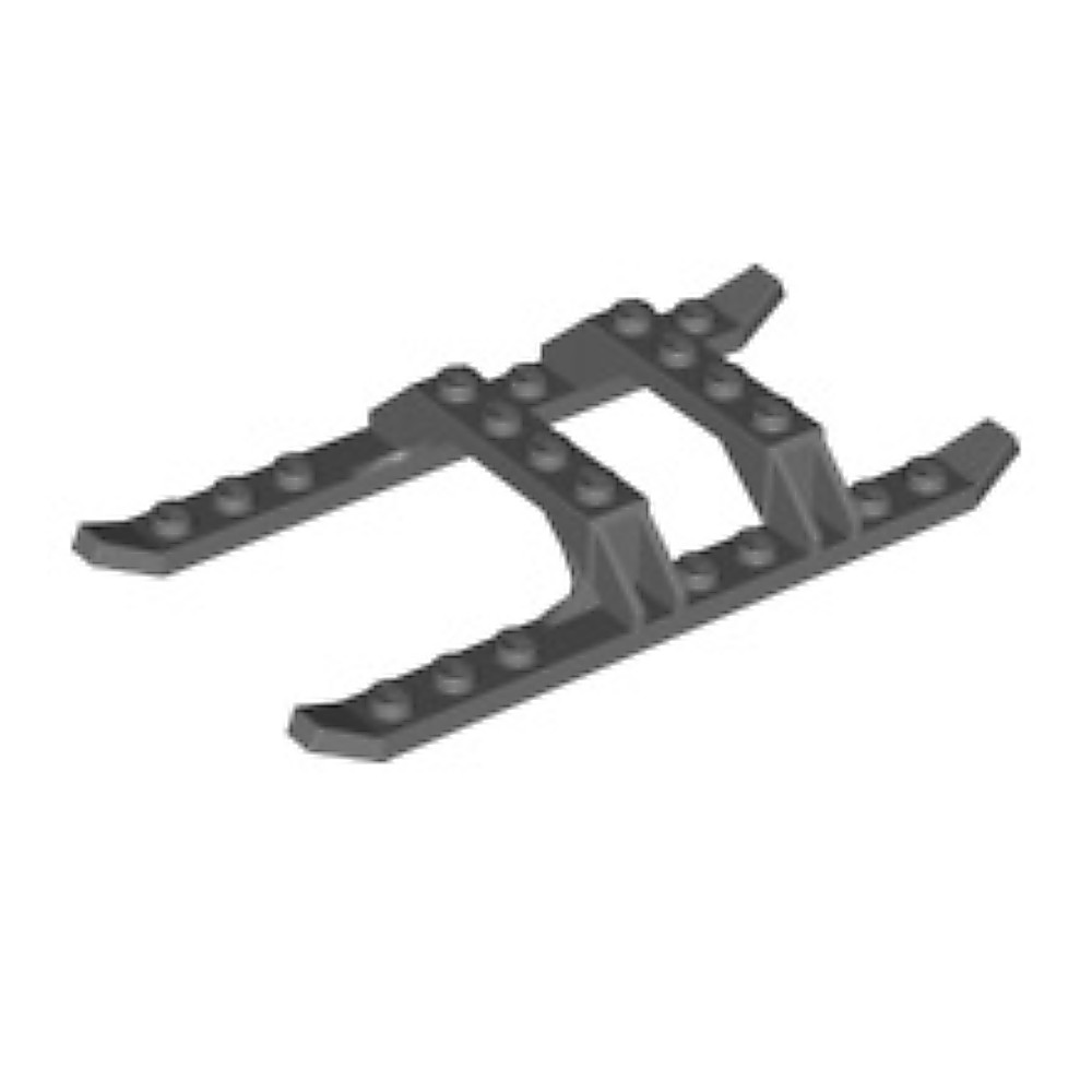 ชิ้นส่วนเลโก้ Lego Part Helicopter Sled Rails 12 x 6 (30248, 40939) ราคา/ชิ้น