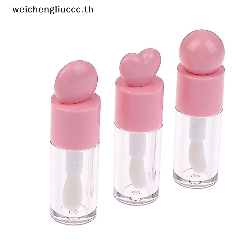 # chengliu # 4ml ลิปกลอสหลอด Matte โปร่งใสหนา Rod แปรงขนาดใหญ่ขวดเปล่า Lips Glaze คอนเทนเนอร์แต่งหน้าวัสดุบรรจุภัณฑ์