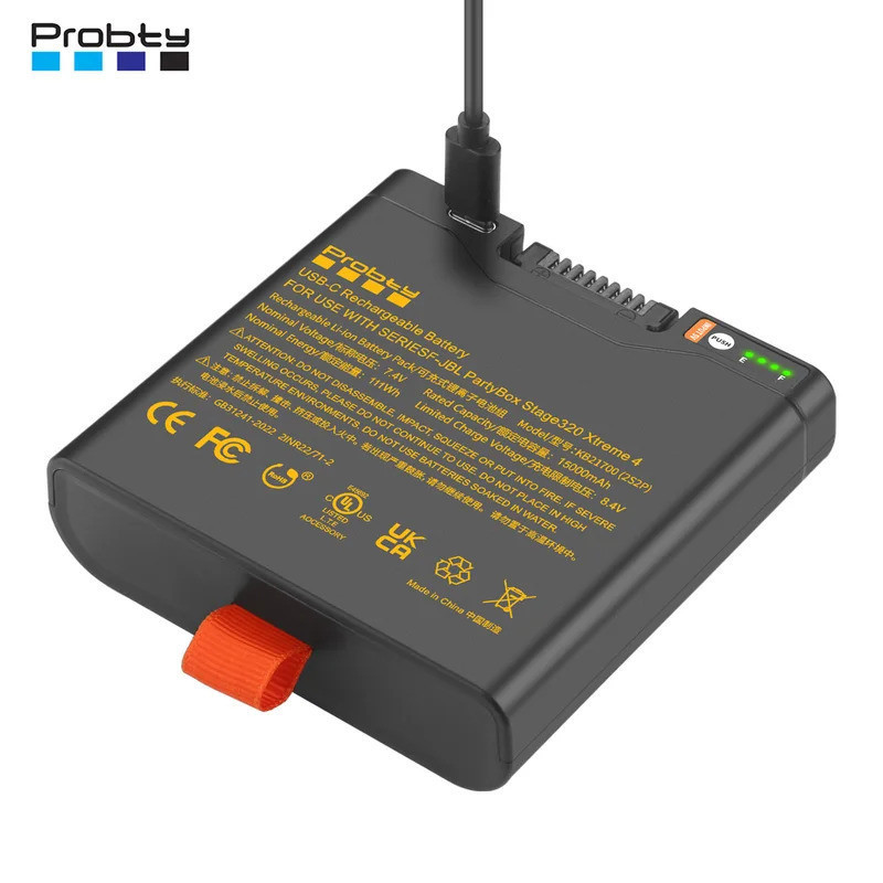 แบตเตอรี่แบบชาร์จไฟได้ 15000mAh สําหรับแบตเตอรี่ JBL 400 JBL Partybox Stage 320 และสําหรับลําโพงบลูท