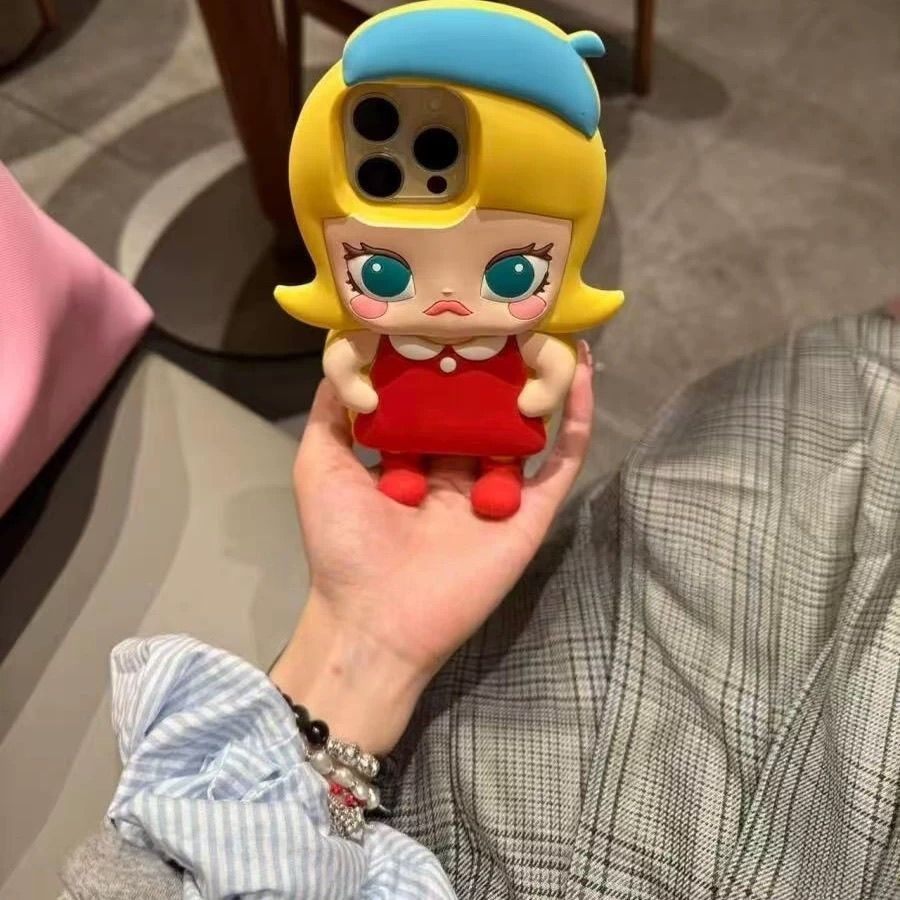 การ์ตูนการ์ตูนสามมิติส้อมเอวสาวiPhone17promax Apple 16เคสโทรศัพท์15ซิลิโคน14นุ่ม13ใหม่17อินเทรนด์KL260625