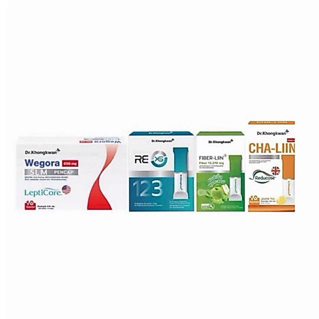รีเอ็กซ์เอส REXS รีเซ็ตระบบร่างกาย & ‭ไฟเบอร์ลิน& แคป & ชาลีน FIBERLIIN Dr.Khongkwan หมอของขวัญ