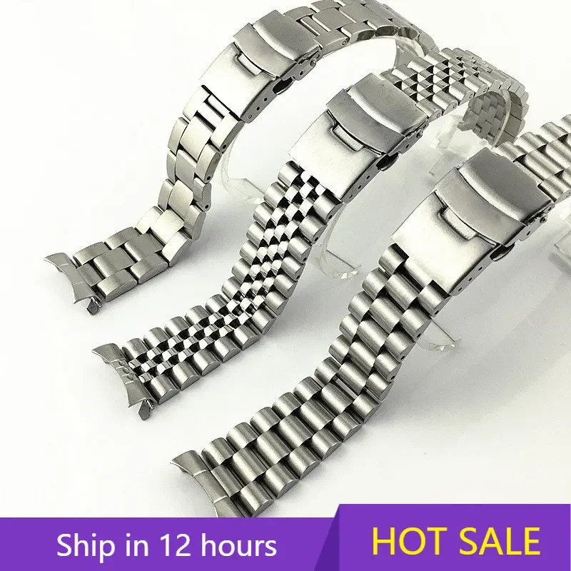 สําหรับ Seiko สแตนเลสนาฬิกา 20 มม.22 มม.ผู้ชายกีฬาสําหรับ SRPD SKX007 009 SRPD63K1 สําหรับ jubilee โ