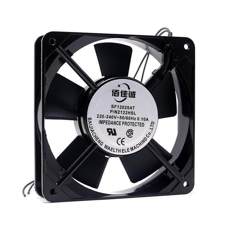 เหมาะสําหรับ Baijiacheng SF12025AT 220V 0.10A 12025 พัดลมระบายความร้อน 12 ซม