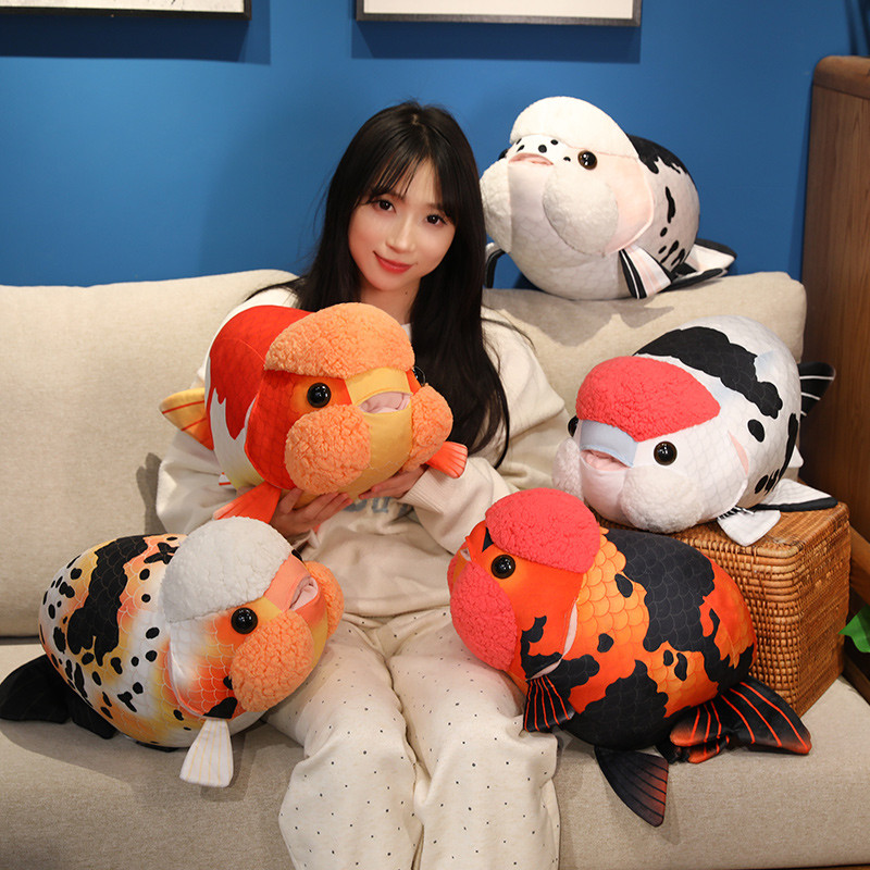 ลูกอม น่ารักหลานโชวปลาปลาทองจําลองของเล่นตุ๊กตาสําหรับแฟนจําลองปลาทองตุ๊กตาปลา ตุ๊กตา ห้องนอน หรูหรา หมอนเตียงตกแต่งวันเกิดจบการศึกษาคริ