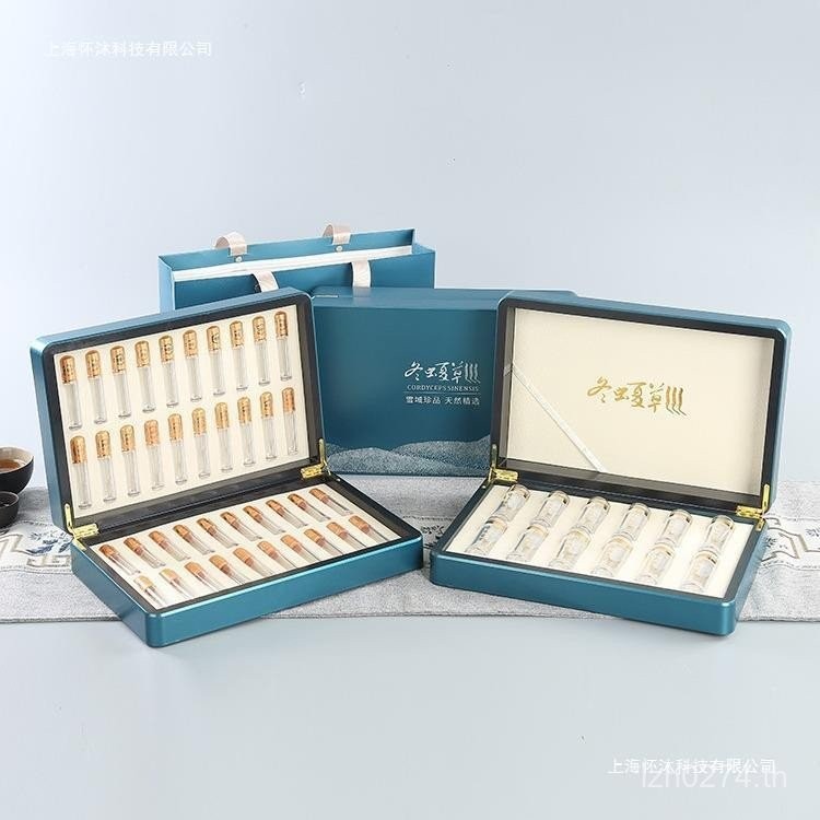 Cordyceps Empty Box Tube Root Tube Cordyceps กล่องบรรจุภัณฑ์กล่องไม้403020กล่องของขวัญ 10 เพลงนั้น
