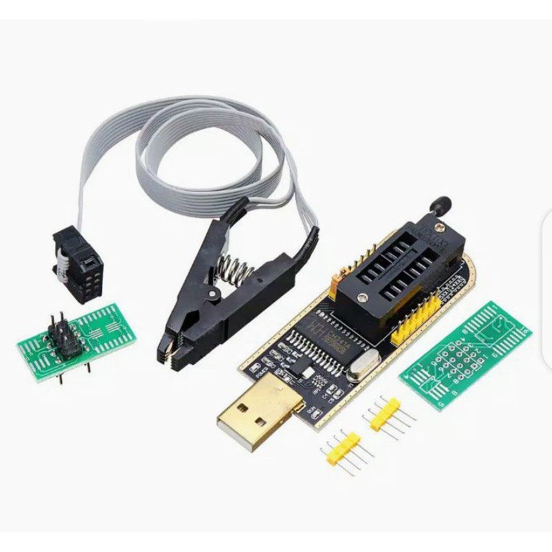 FLASH IC EEPROM USB PROGRAMER CH341A พร้อมแคลมป์ eeprom FLASH SOFTWARE/ FIRMWARE