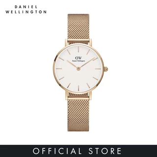 Daniel Wellington นาฬิกาข้อมือ Petite Melrose RG White 28มม สีโรสโกลด์