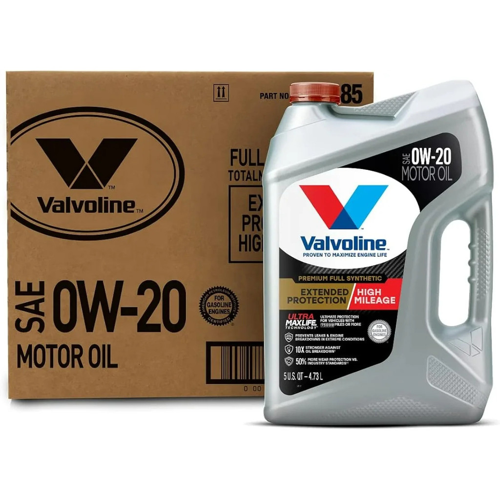 [NEW] Valvoline Extended Protection High Mileage พร้อมเทคโนโลยี Ultra Maxlife 0w-20 Full Synthetic M