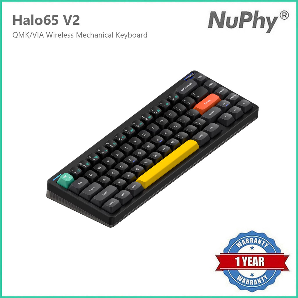 NuPhy Halo65 V2 QMK/VIA คีย์บอร์ดไร้สาย