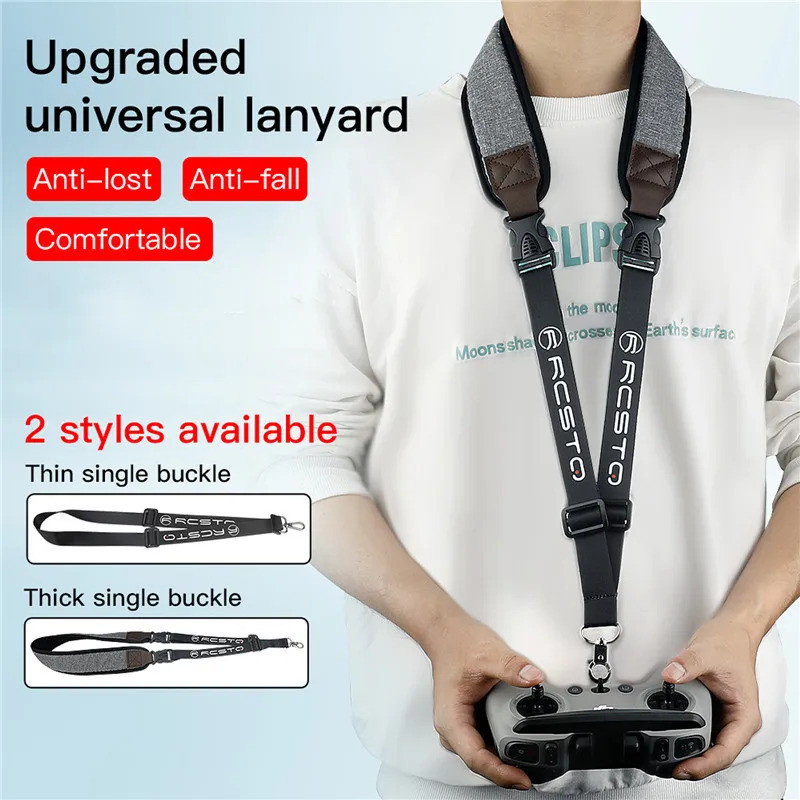 สําหรับ DJI Avata Avata 2 Drone Lanyard สายคล้องคอเชือกหัวเข็มขัดสําหรับ FPV รีโมทคอนโทรลปรับสายคล้อ