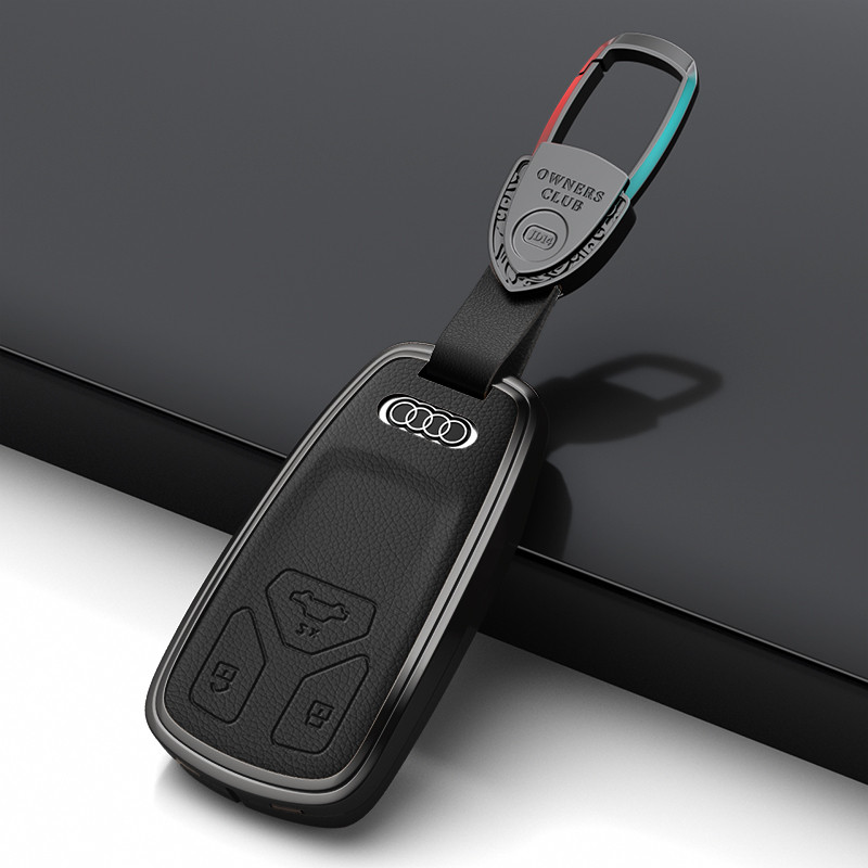 เหมาะสําหรับ Audi A4L ฝาครอบกุญแจ 2024 q5L ผู้ชาย A6L รถ a3L หัวเข็มขัด a8 High-End q7 ใหม่ q8 กระเป