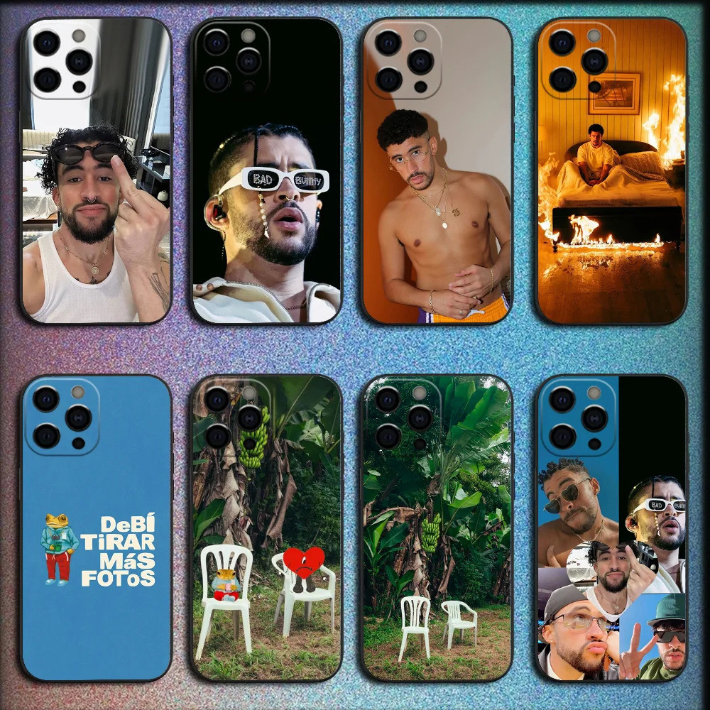 TP-1 นักร้อง B-Bad B-Bunny DTMF เคสโทรศัพท์สําหรับ iPhone 16,15,14,13,12,11,Pro,X,XS,Max,XR,Plus,Min