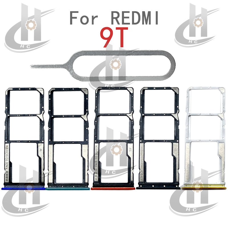 สําหรับ Redmi 9T / Poco M3 ซิมการ์ดถาดผู้ถือช่องใส่การ์ด Reader SD Slot อะแดปเตอร์อะไหล่
