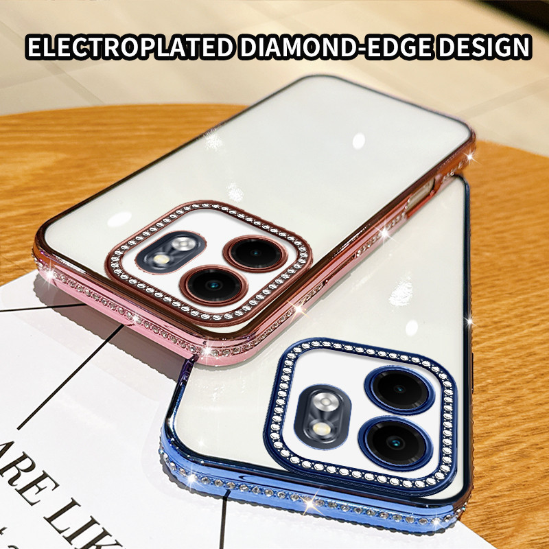 เคส Infinix Hot 50i X6531 hot9hd hot50i smart9 X6531B สมาร์ท 9 hd X6532 Electroplated โปร่งใสเคสโทรศ