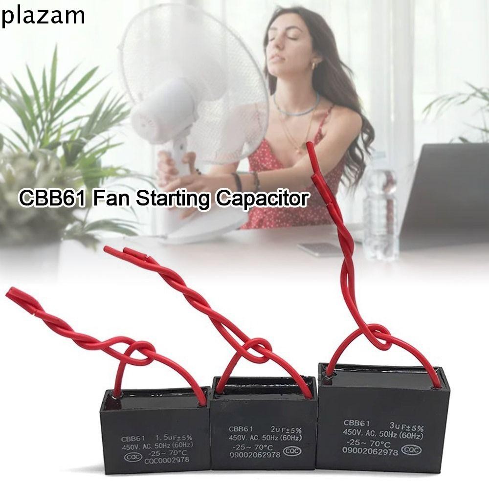 PLAZAM Capacitor, CBB61 พัดลมเพดานไอเสียเริ่ม Capacitor, คุณภาพสูงมอเตอร์ Run 450V 1/1.2/1.5/2/2.5/3