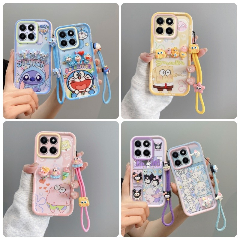 เคส Honor X7c เคส Honor 200 Smart 5G Case TPU เคสโทรศัพท์ตุ๊กตาสามมิติมีสไตล์และน่ารัก xxddxl