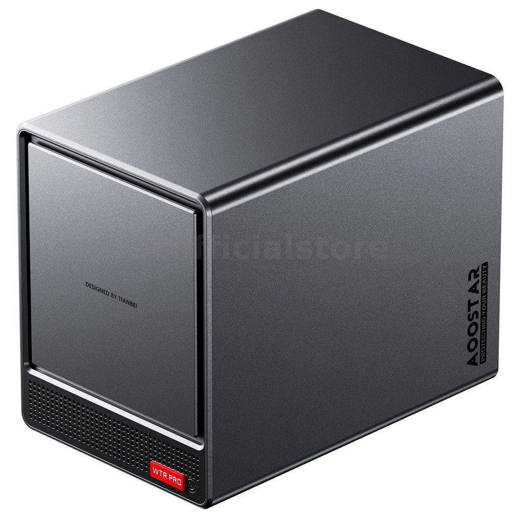 AOOSTAR WTR PRO NAS Mini PC AMD Ryzen 7 5825U 8 Core 16 ด้าย 32GB DDR4 1TB SSD 4 Hot-Swap HDD 90T St