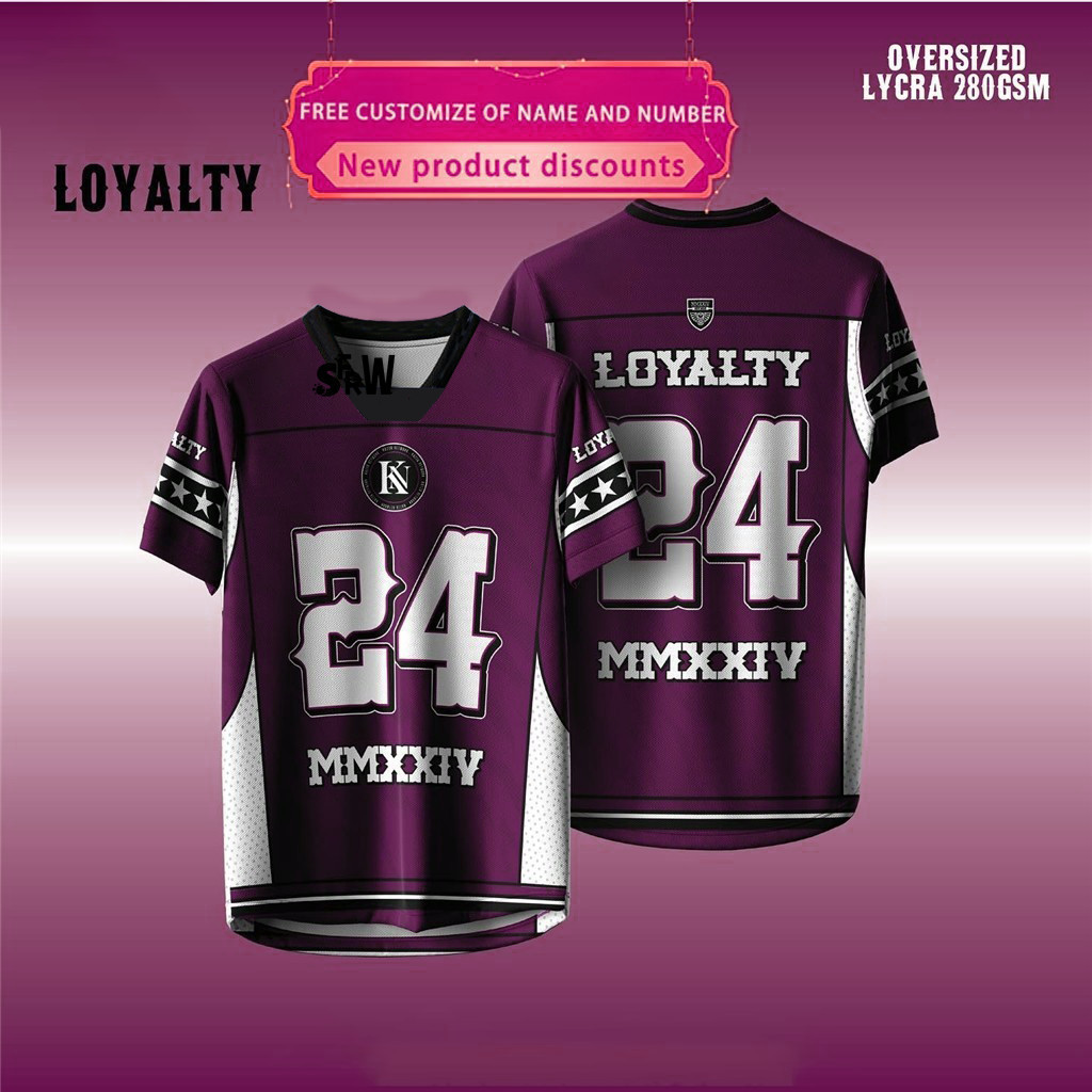 เสื้อฟุตบอล NFL Jersey พร้อมคอแบบเรโทร ทำจากเส้นใยพิเศษที่ระบายอากาศได้ดี