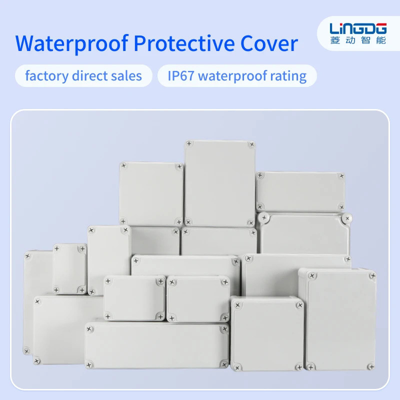 Ip67 OutdoorWaterproof Electrical Junction Box Plastic ABS Junction Box Screw Cable Custom Waterproo