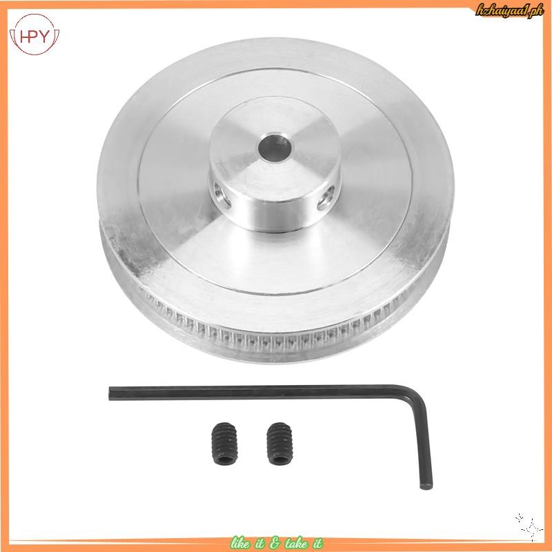 hzhaiyaa1.ph5mm Bore 80T Pulley Synchronous Wheel 2GT Timing Belt Pulley 80 ฟันสําหรับ 2.4 3D เครื่อ