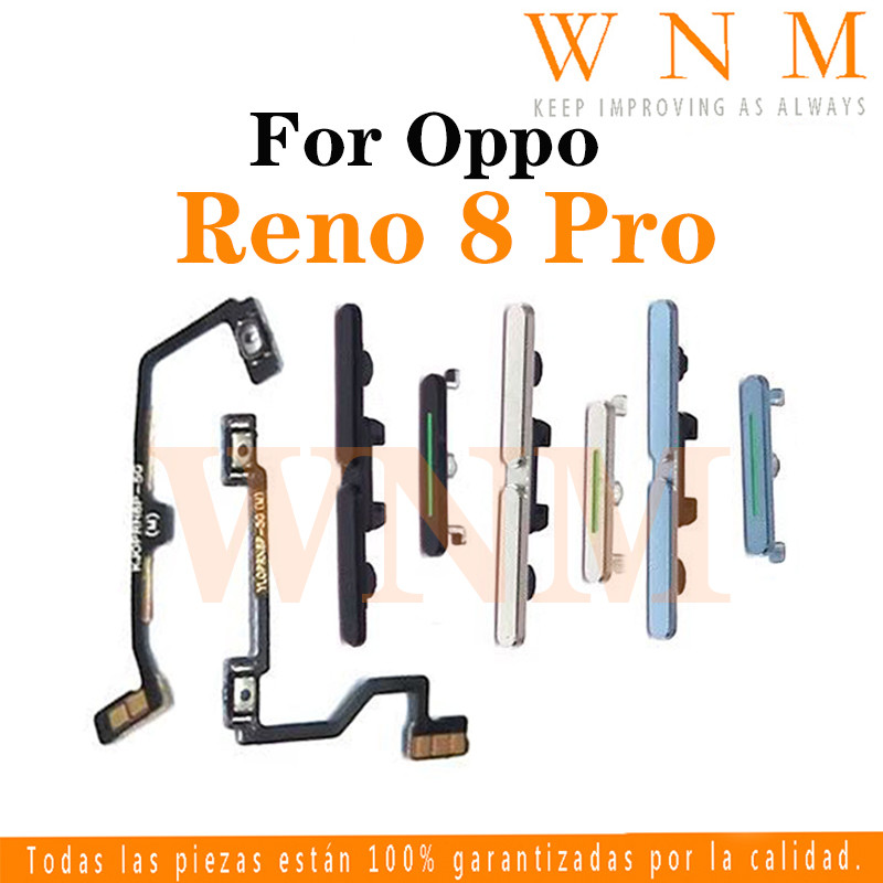 สําหรับ OPPO Reno 8 Pro Power ปุ่ม flex บน/ปิดปุ่มสวิทช์ด้านข้าง Key Volume Up Down Flex สายโทรศัพท์มือถือ Part