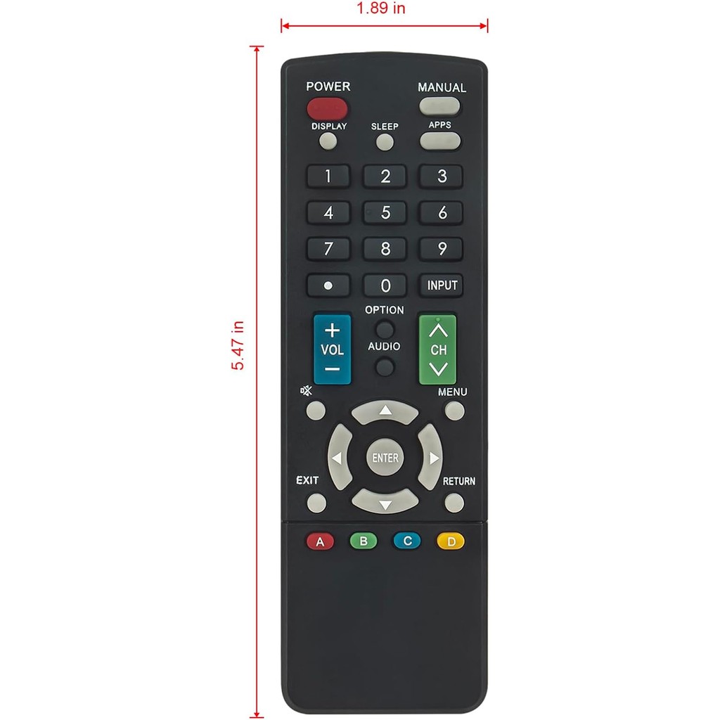 GB244WJSA เปลี่ยนรีโมทคอนโทรล fit สําหรับ Sharp Aquos TV PN-LE601 PN-LE701 PN-LE801 PN-LE901 4T-B60C