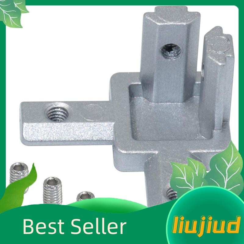 liujiud.th24Pc 2020 Series 3 Way End มุมวงเล็บสําหรับมาตรฐานยุโรป 6 มม.T Slot 20x20 มม.อลูมิเนียมโปร