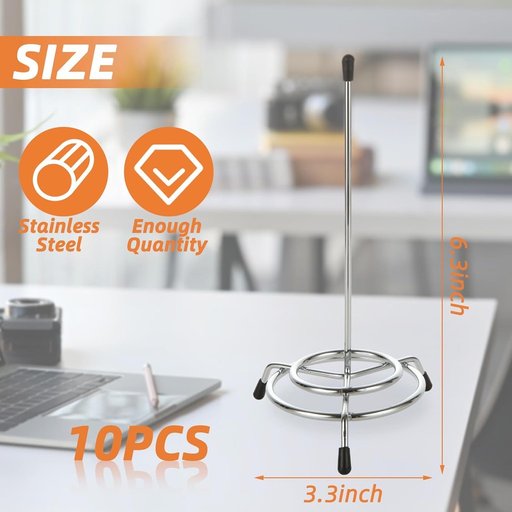 10 ชิ้นตั๋ว Stabber สําหรับร้านอาหารใบเสร็จรับเงินผู้ถือ Spike สแตนเลสตั๋ว Spike ตรวจสอบแกนสําหรับธุ