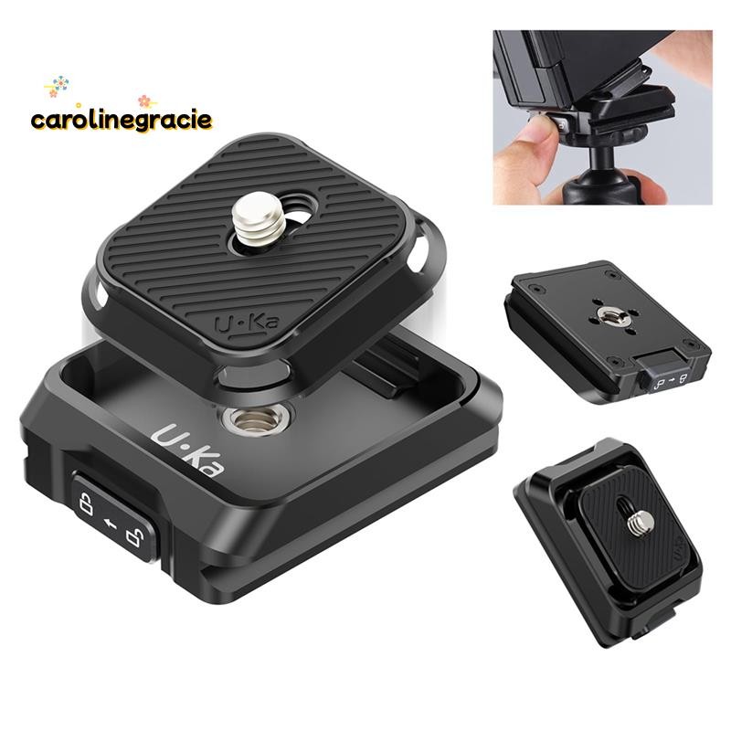 UKA01 กล้อง Quick Release Plate Kit Arca/F38 Interface Plate Mount Quick Setup System ///