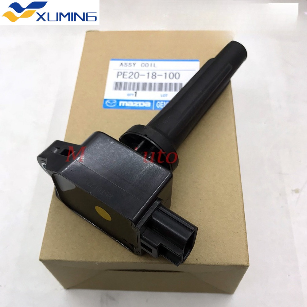 XM คุณภาพสูง PE20-18-100 PE20-18-100A คอยล์จุดระเบิด Fit สําหรับ Mazda CX-5 3 6 2.0L 2011-2015 OE # 