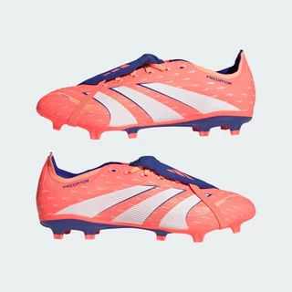 adidas ฟุตบอล รองเท้าฟุตบอลพร้อมลิ้นพับได้ Predator League Firm/Multi-Ground Unisex สีส้ม JI1112