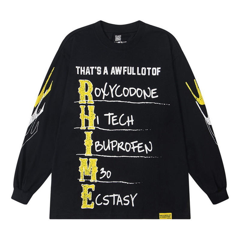 Trapstar เสื้อยืดผู้ชาย แขนยาว ไซส์ใหญ่