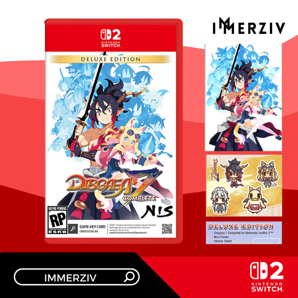 (พร้อมส่ง) SWITCH-2 DISGAEA 7 COMPLETE - DELUXE EDITION (R1/US) (GAME KEYCARD) (ENG)