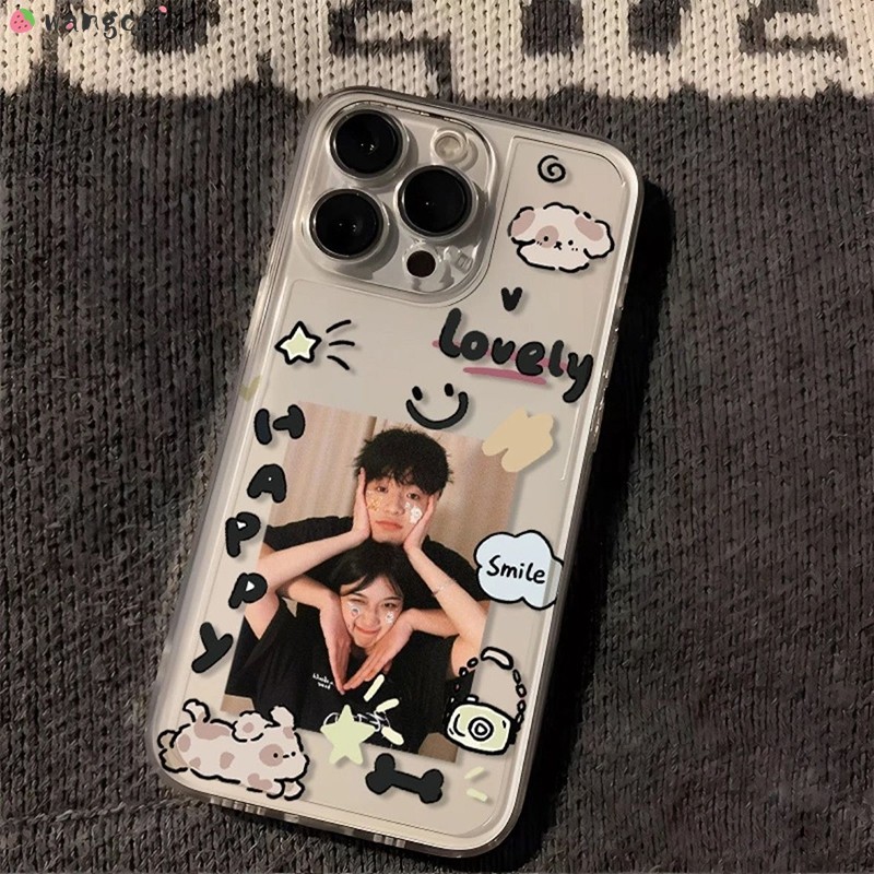 สําหรับ Google Pixel 9 9A GooglePixel9 GooglePixel9A เคสโทรศัพท์น่ารักสุนัข Puppy Star Smiling Face 