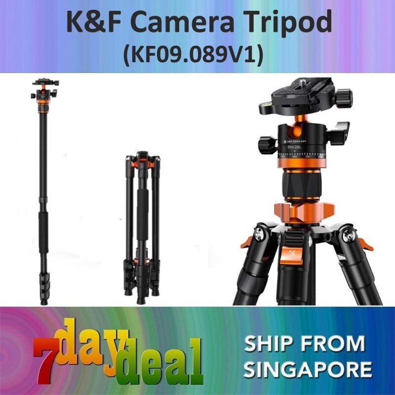 K&F K254A3+BH28L ขาตั้งกล้อง 1.75m KF09.089V1