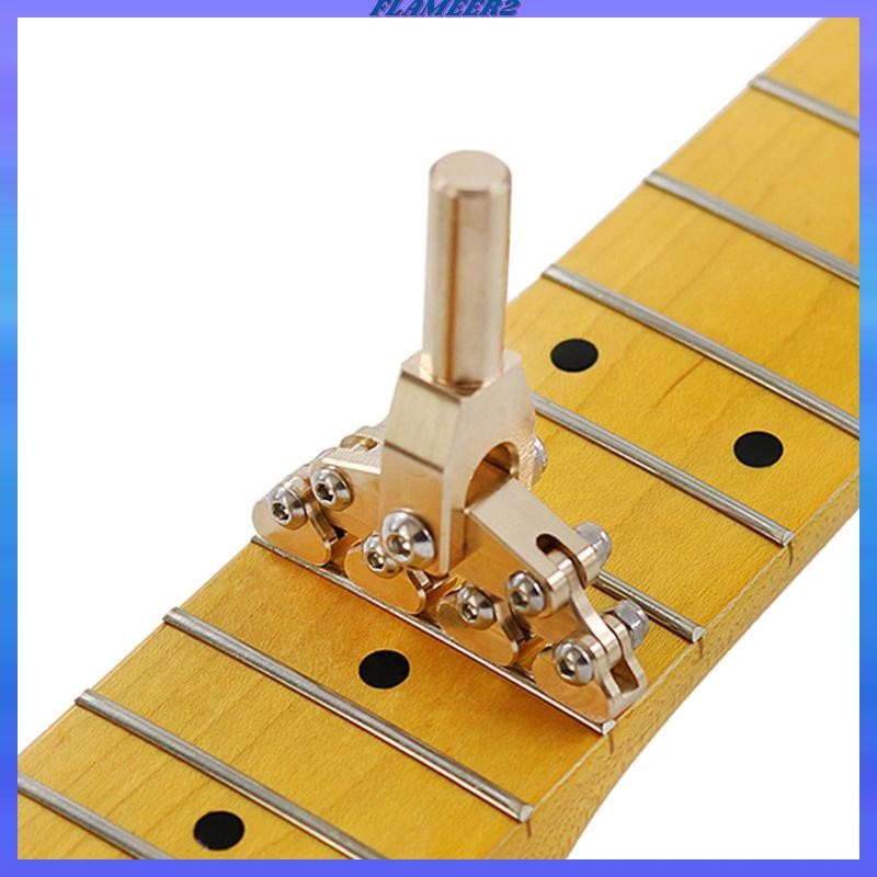 [Flameer2] Guitar Fractal Fret Press Luthier Tool Pressure Fret Insert สําหรับ 6-24 นิ้ว