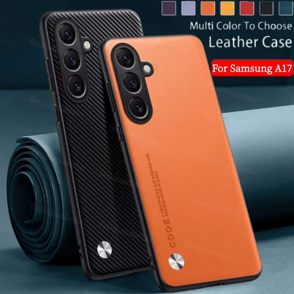 SAMSUNG สําหรับSamsungA17 5GหนังPUเคสโทรศัพท์สําหรับSamsung Galaxy A07 LTE A17 A27 A37 A57 SamsungA0