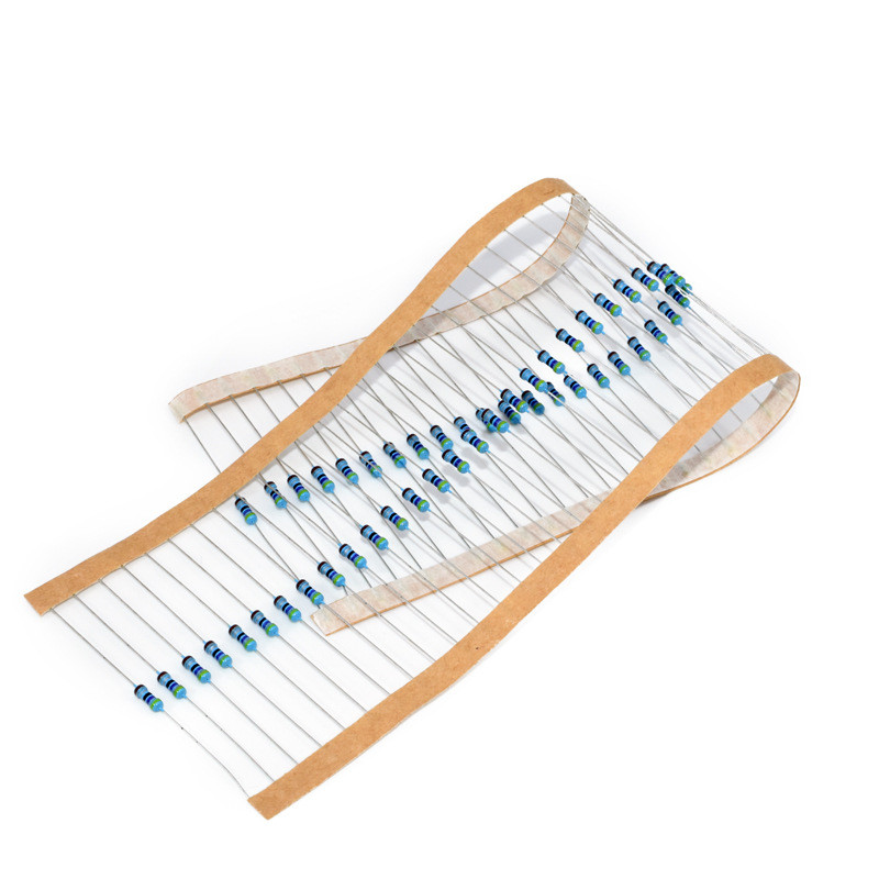 1/4W 0.5W 1W 2W 3W โลหะสีฟิล์มแหวนต้านทาน 1.5 R 15R 150 ยูโร 1.5K 15K 150K