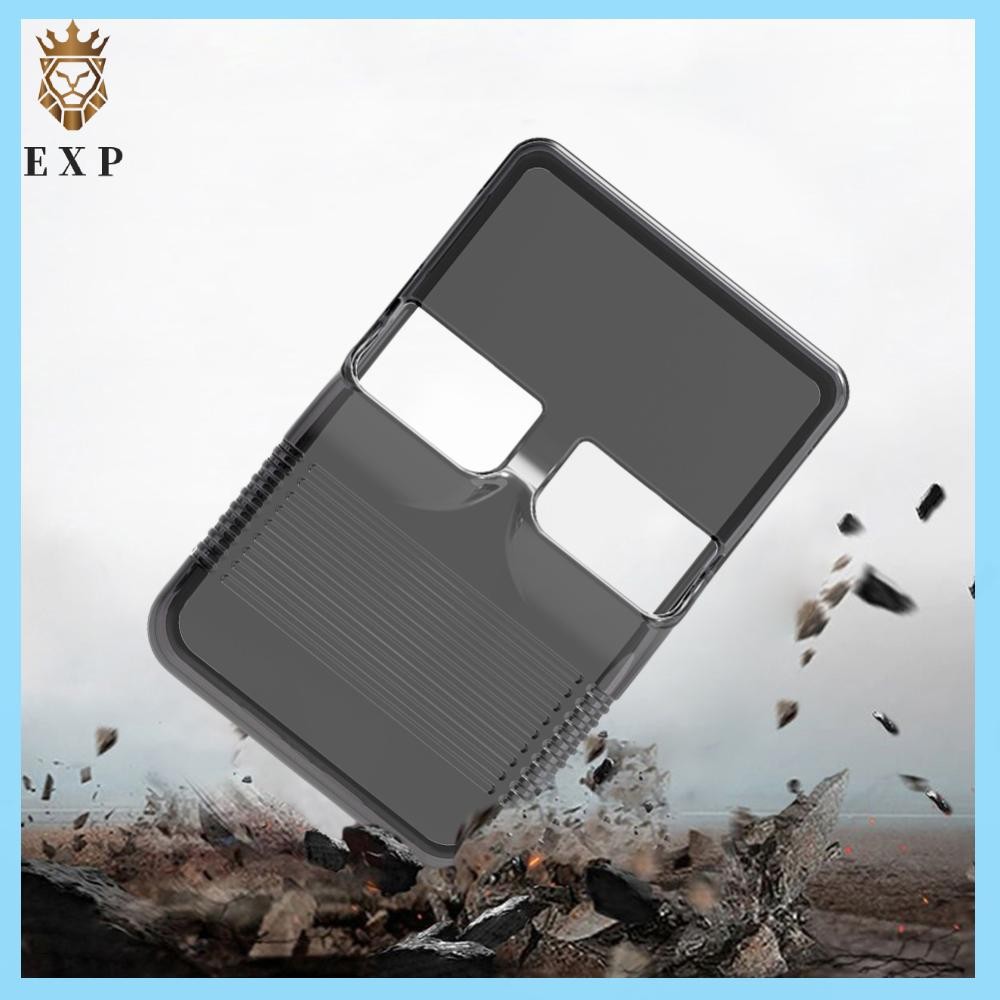 [explosion1.th] เคส TPU โปร่งใสสําหรับ R36S คอนโซลเกมมือถือย้อนยุค Anti-Scratch ฝาครอบป้องกันกันกระแ