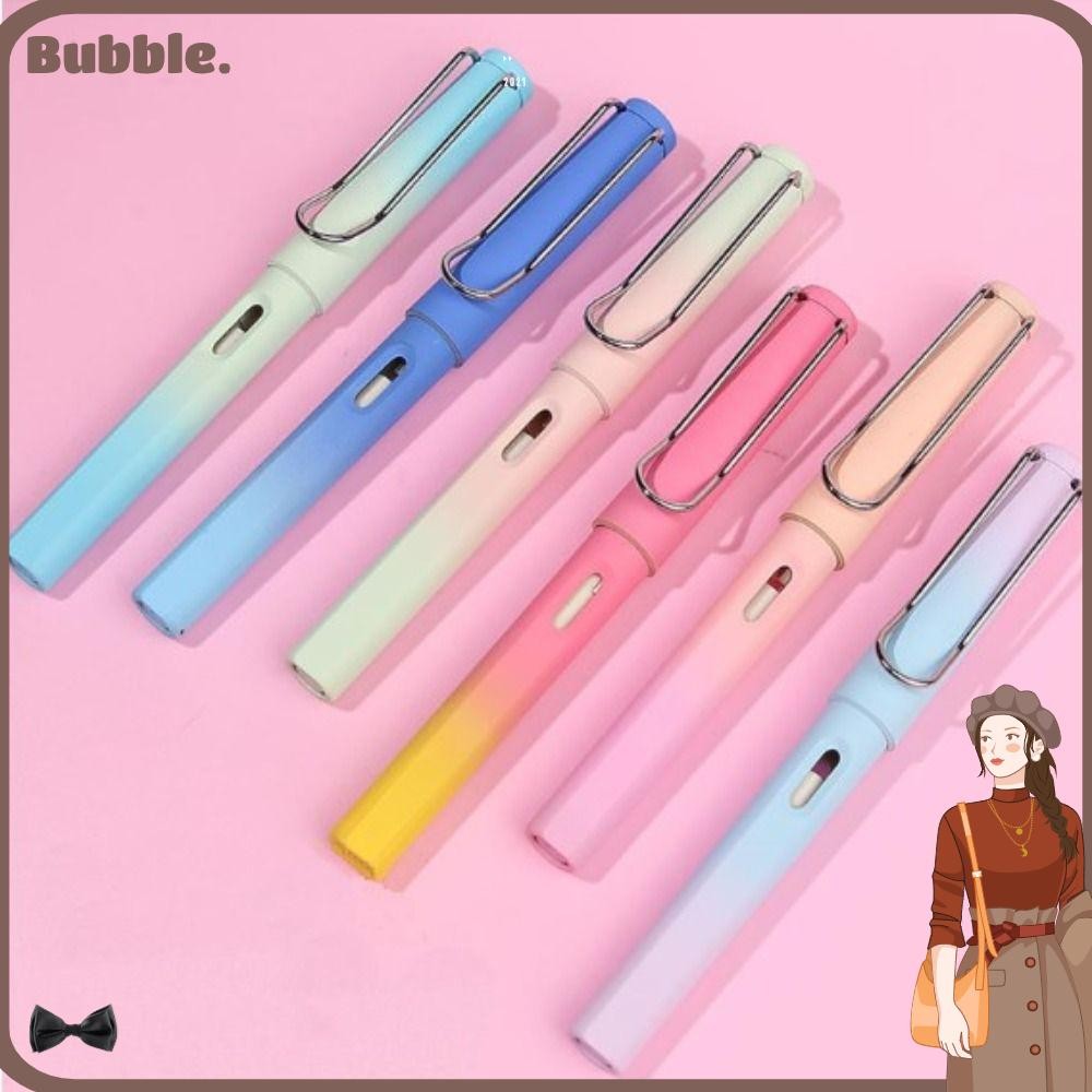 BUBBLE Infinity Magic Forever Pencil ดินสอพลาสติกนิรันดร์ 5.5 นิ้ว สํานักงานหลากสีน่ารัก