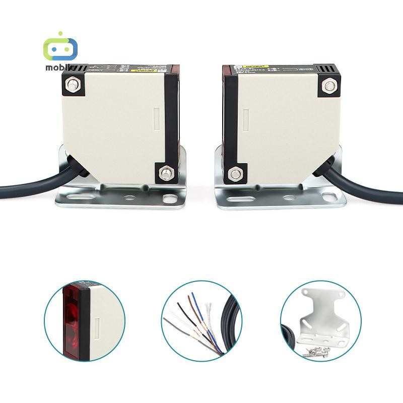 [maygood] 4m 5m 30/50cm Diff/Specular/Opposing Photoelectric Induction Switch Sensor 220V AC/DC Univ
