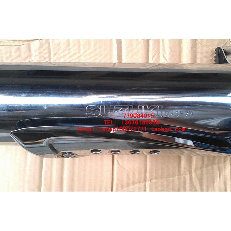 เหมาะสําหรับ Suzuki Sharp Diamond Leopard EN125-2A HJ125K-2 โรงงานเดิมท่อไอเสียท่อไอเสียท่อท่อไอเสีย