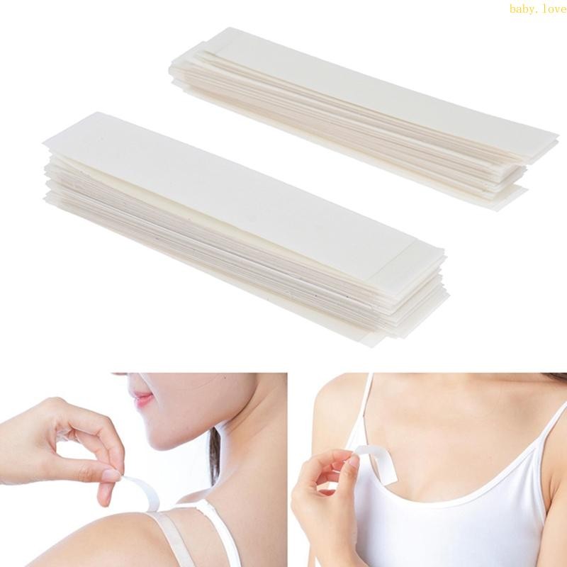 เทปสองด้านใส เซ็ท 36 แผ่น สบายใจกับการใช้งาน Anti-Slip สำหรับงานแต่งหน้าและการสวมใส่เสื้อผ้า