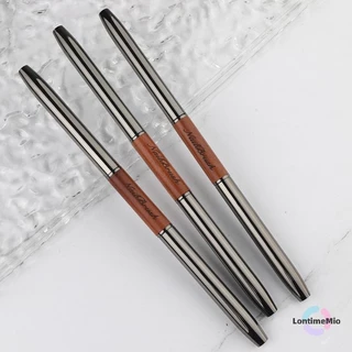 LontimeMio] ไม้จันทน์ Dual End เล็บกาวปากกา UV GEL แปรงเล็บภาพวาด Extension GEL เล็บสายแปรงเครื่องมือใหม่