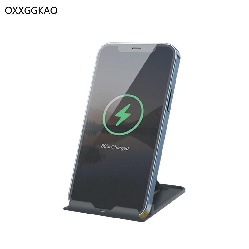 OXXGGKAO Stand สําหรับ Charger Phone Holder Magnetic Charger Mount สําหรับโทรศัพท์ IOS 14