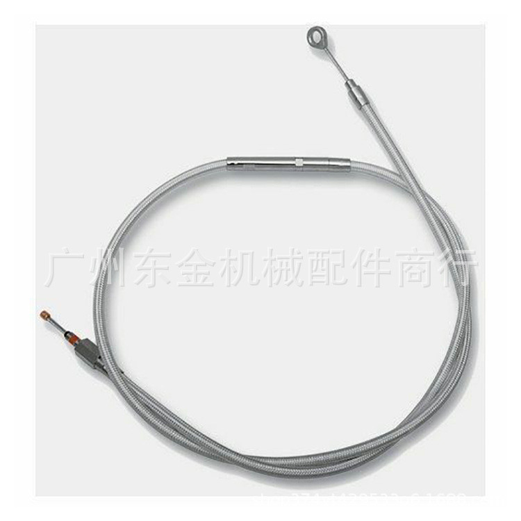 สายคลัตช์สแตนเลสแบบถักเหมาะสําหรับ Harley x48 72v Sportster xl883 1200 fxr flt