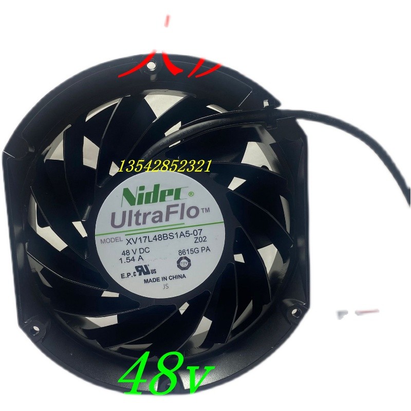 X17L48BGM3-07 XV17L48BS1A5-07 X17L48BGM7-07 48V ญี่ปุ่น Nidec พัดลม